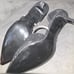 Nina BRYSTOL WOMENS BLACK TEXTURED METALLIC MID-HEEL D'ORSAY PUMPS, Size 8.5M