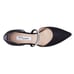 Nina BRYSTOL WOMENS BLACK TEXTURED METALLIC MID-HEEL D'ORSAY PUMPS, Size 8.5M