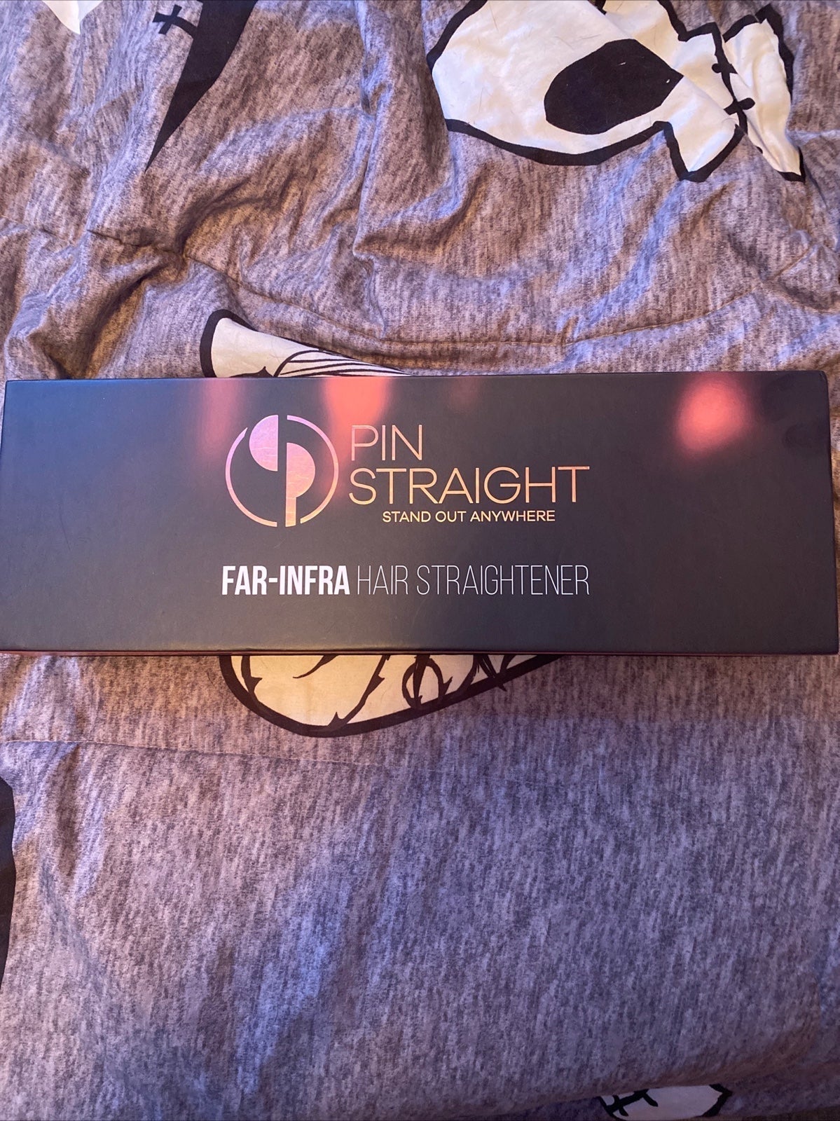 Pin straight hair straightener orange FREE SHIPPING