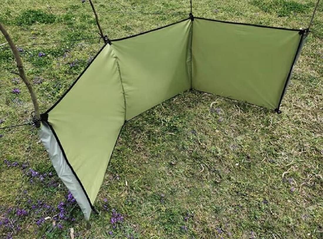 WANLIAN Windbreaks Stove Windscreen Oxford Cloth,Camping Beach Windshield Shelte