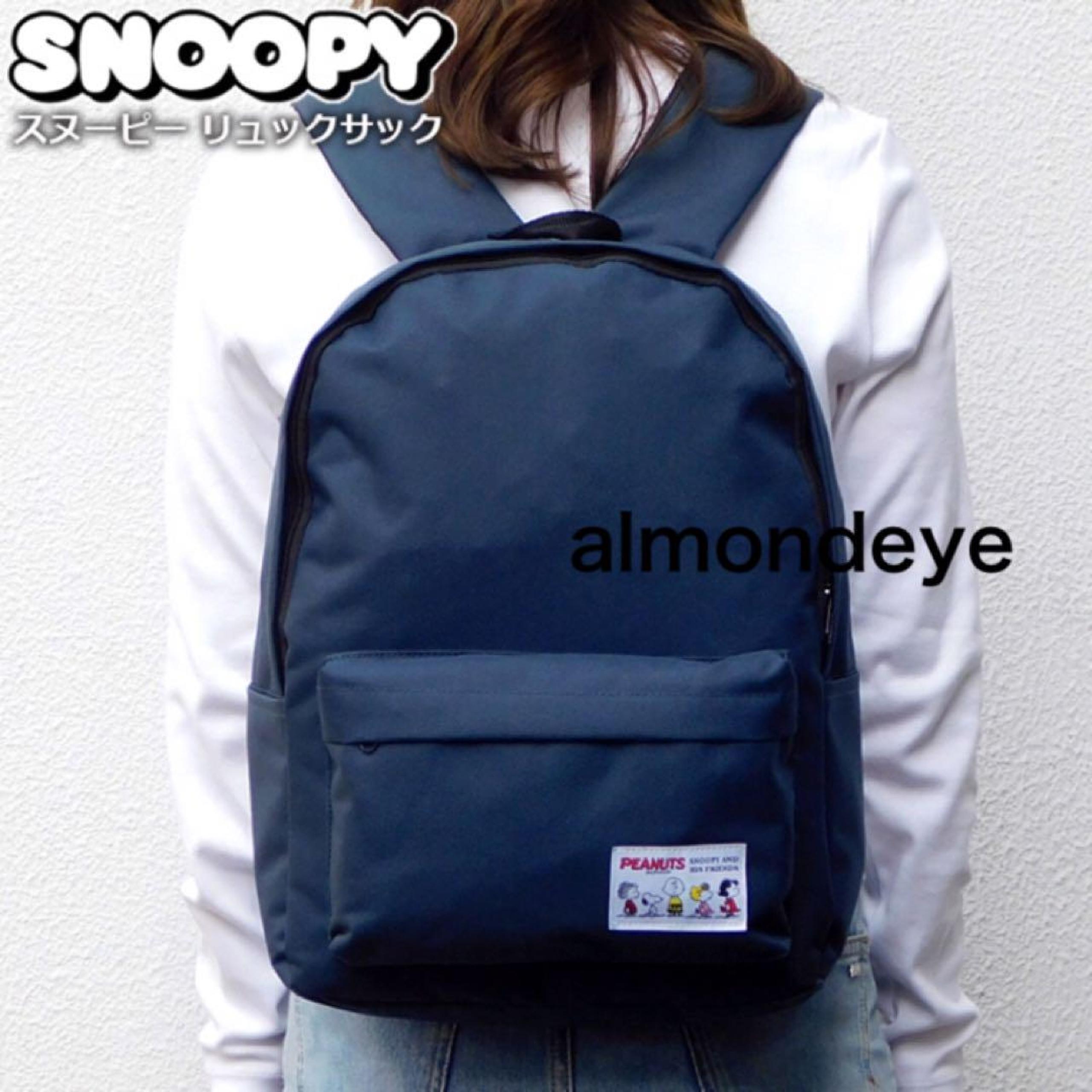 Snoopy Backpack Rucksack Daypack for Women and Kids, Navy