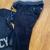 Women’s Juicy Couture Sz M-L hoodie sweatpants sweatsuit bling