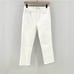 Tory Burch Kiera Straight Leg Embroidered Jeans White Size 27