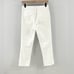 Tory Burch Kiera Straight Leg Embroidered Jeans White Size 27