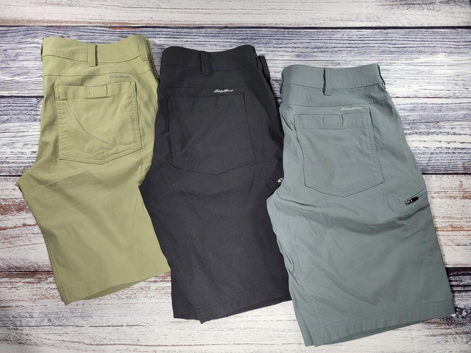 Eddie Bauer First Ascent Guide Pro Shorts Men's 38 Lot Of 3 Olive Gray Gorpcore