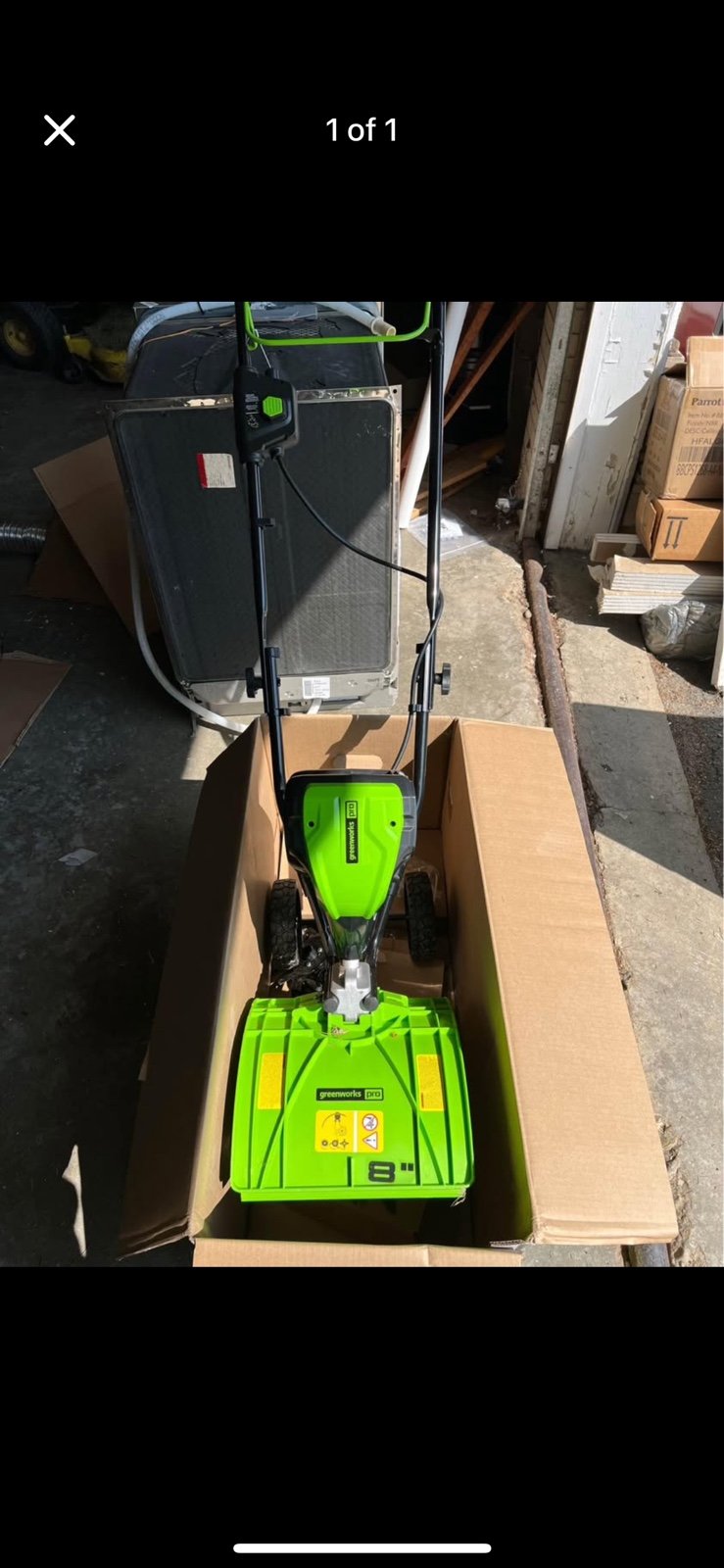 Greenworks Tiller