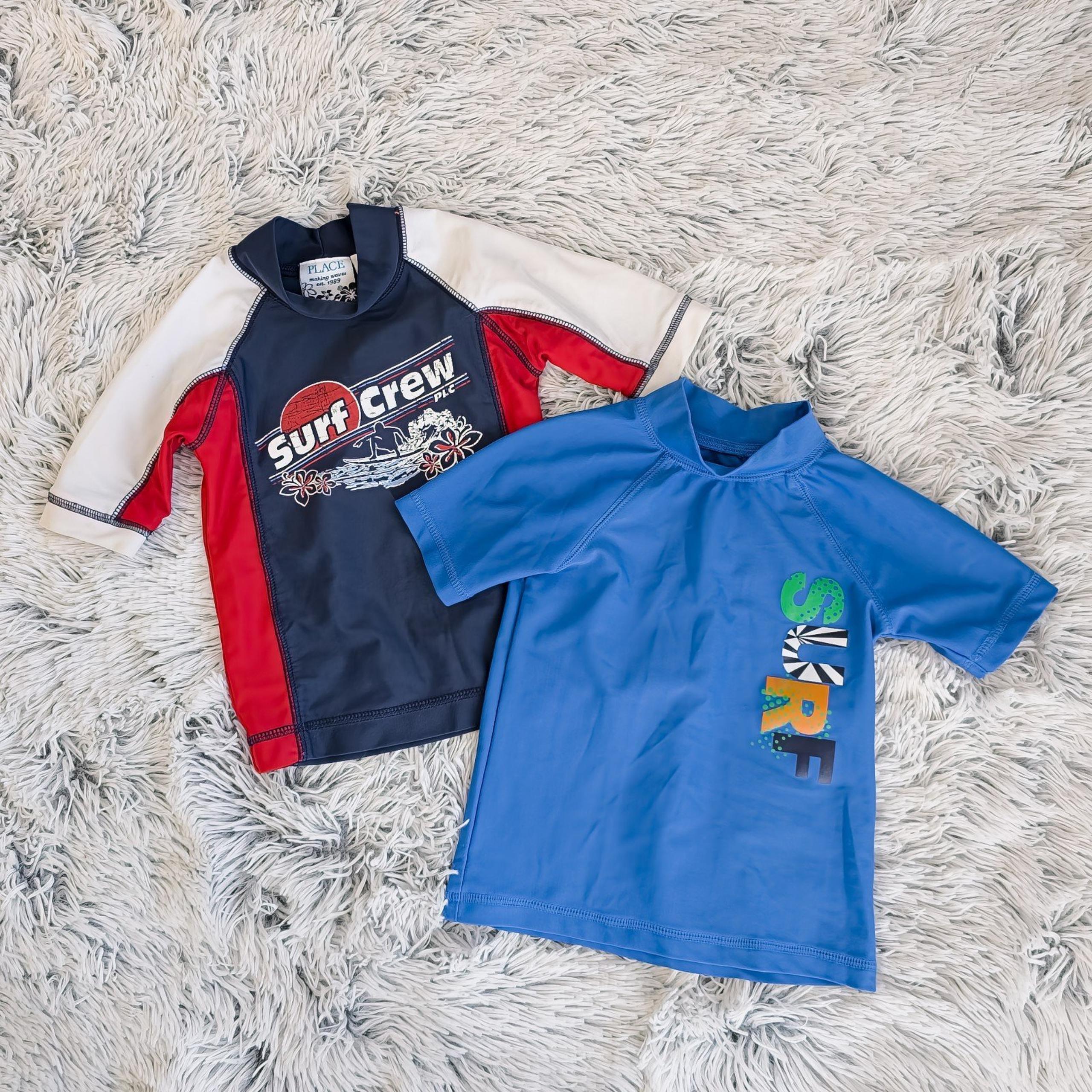 2 Short Sleeve Rashguards, size 3T