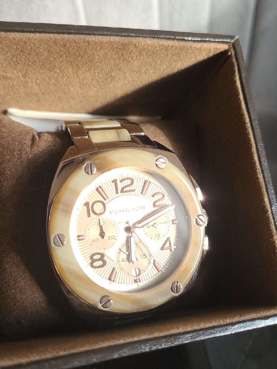 MK Watch Brown with Horn