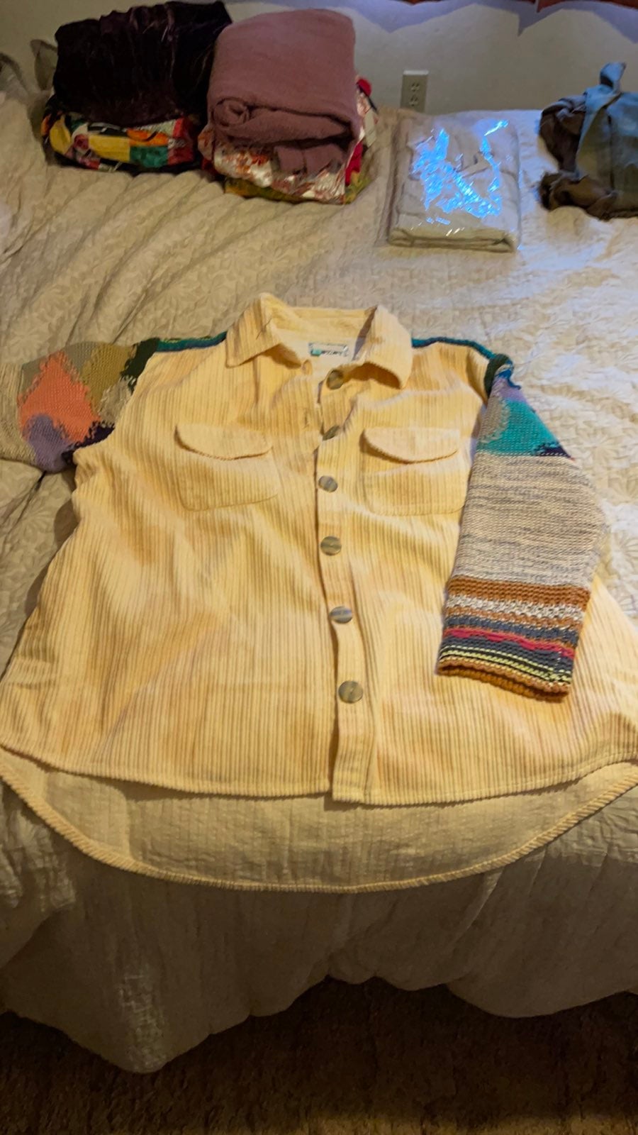 Anthropologie pilcro corduroy jacket