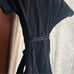 Lauren Ralph Lauren Belted Cotton-Blend Tiered Dress Black Midi NWT Size 0