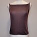 MaxMara Viscose Brown Knit Women's Top Size S