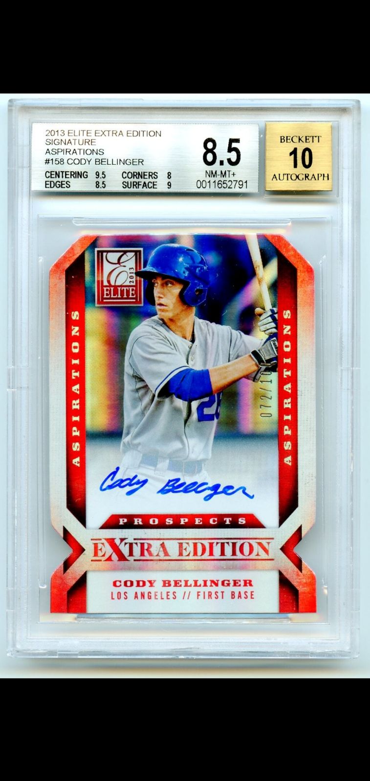 2013 Elite Cody Bellinger Auto RC /100
