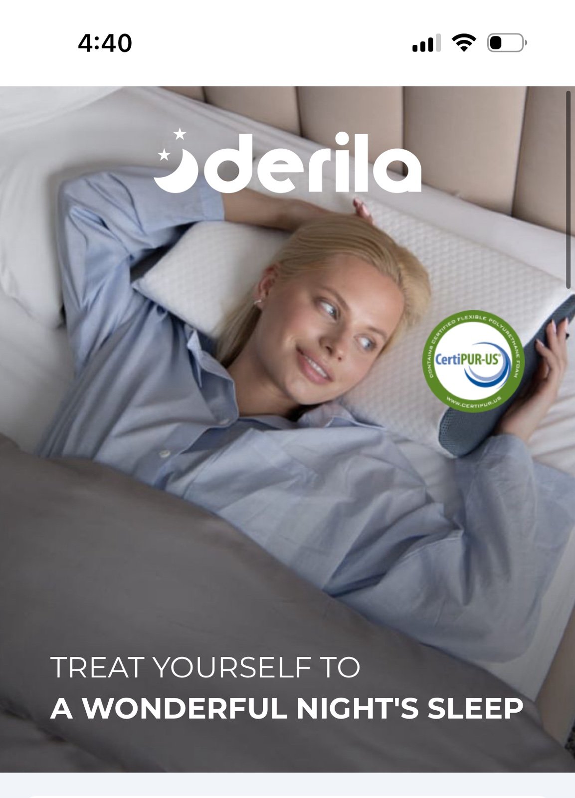 DERILA STANDARD PILLOW