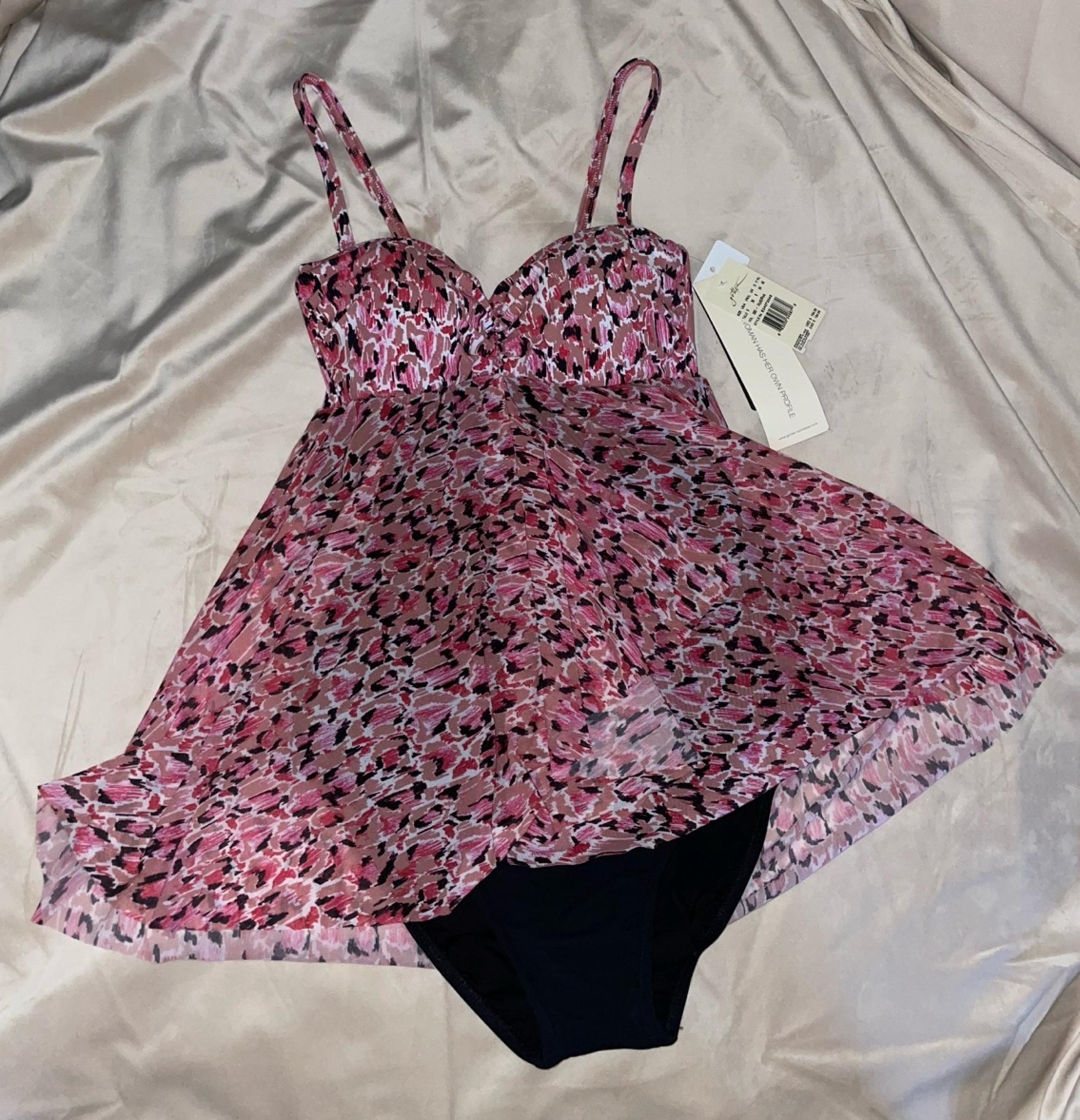 Profile Gottex womens onepeice bandeau Swimsuit size 6 -New