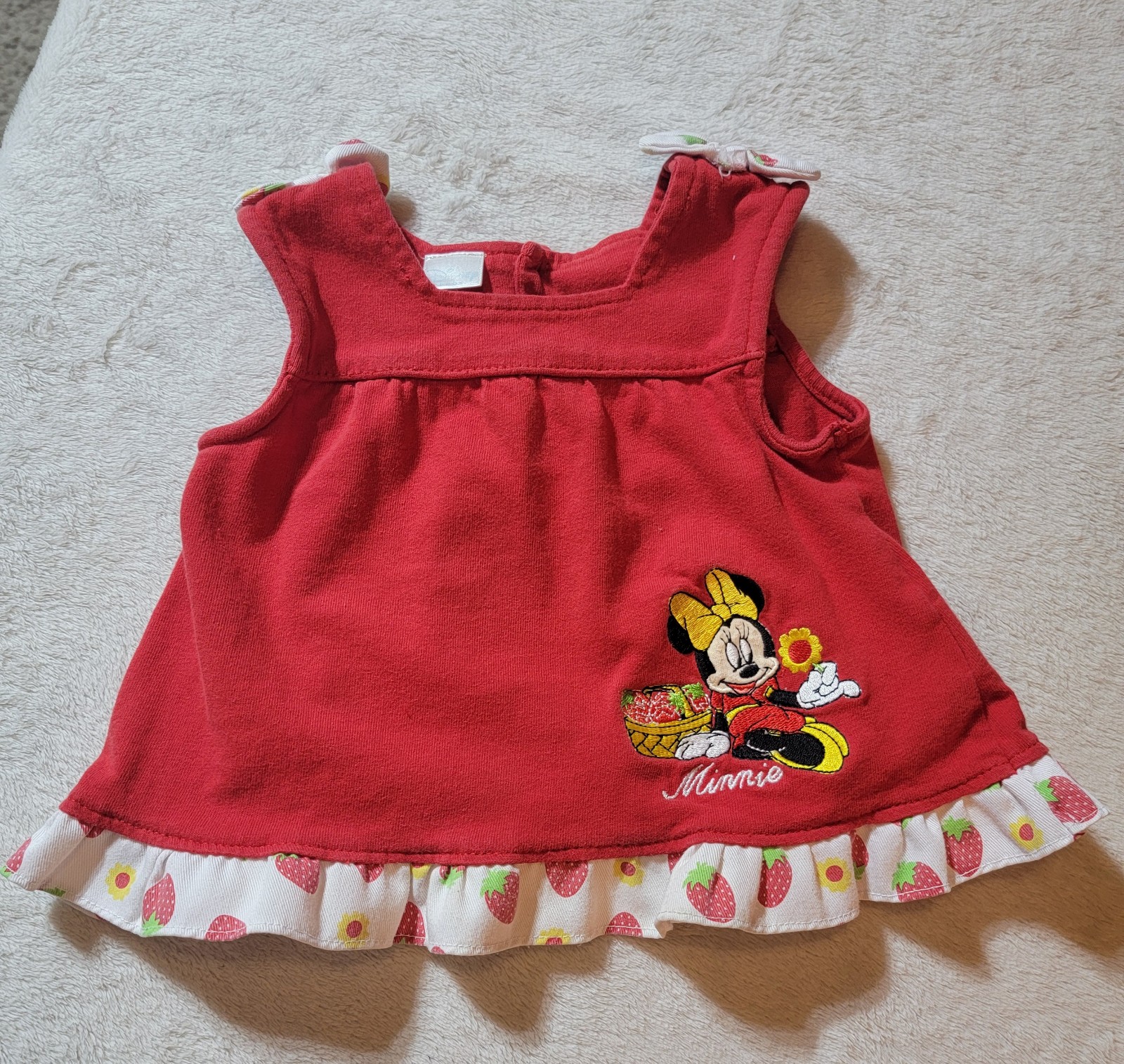 Minnie Mouse Strawberry Top