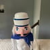 2 Patriotic Nutcrackers Uncle Sam with Eagle and Navy Sailor