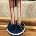 2 Patriotic Nutcrackers Uncle Sam with Eagle and Navy Sailor