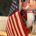 2 Patriotic Nutcrackers Uncle Sam with Eagle and Navy Sailor