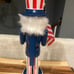2 Patriotic Nutcrackers Uncle Sam with Eagle and Navy Sailor