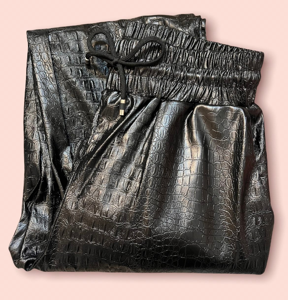 Snake Print Jogger Pants