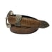 Kenneth Cole NY Womens Brown Leather Western Silver Western Belt