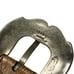 Kenneth Cole NY Womens Brown Leather Western Silver Western Belt