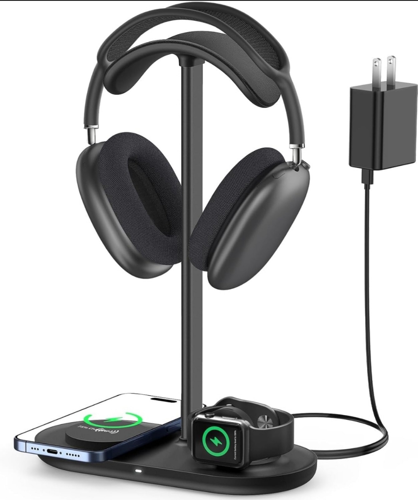 3-in-1 Headphone Stand with Wireless Charger stand only