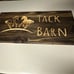 Handcrafted Wooden Tack Barn Wall Hanging Sign