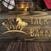 Handcrafted Wooden Tack Barn Wall Hanging Sign