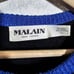 Vintage Malain Funky Hand Loomed Knit Tunic Sweater