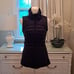 Lululemon Womens Running/Training Black Puffer Vest Stretch Side Panels Size 6
