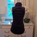 Lululemon Womens Running/Training Black Puffer Vest Stretch Side Panels Size 6