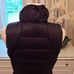 Lululemon Womens Running/Training Black Puffer Vest Stretch Side Panels Size 6