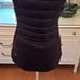 Lululemon Womens Running/Training Black Puffer Vest Stretch Side Panels Size 6