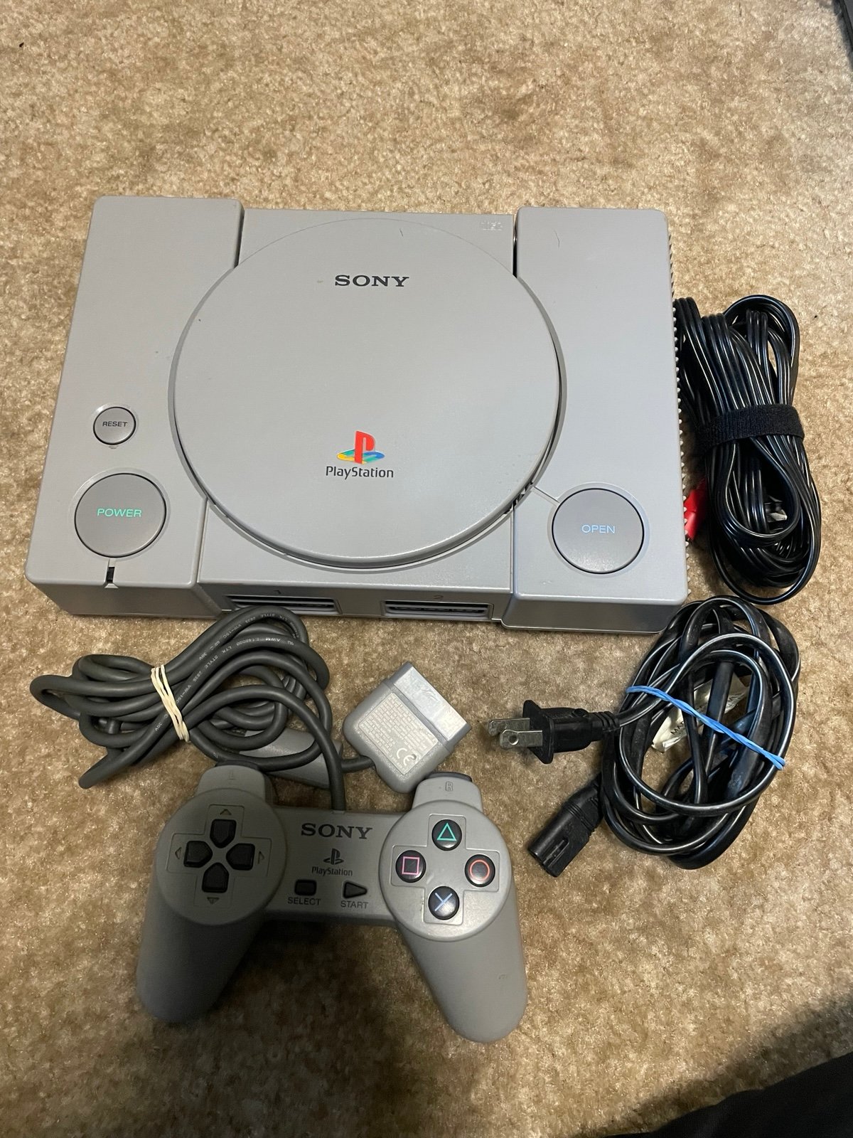 Sony PlayStation 1 SCPH-9001 Console Game System Completed Tested