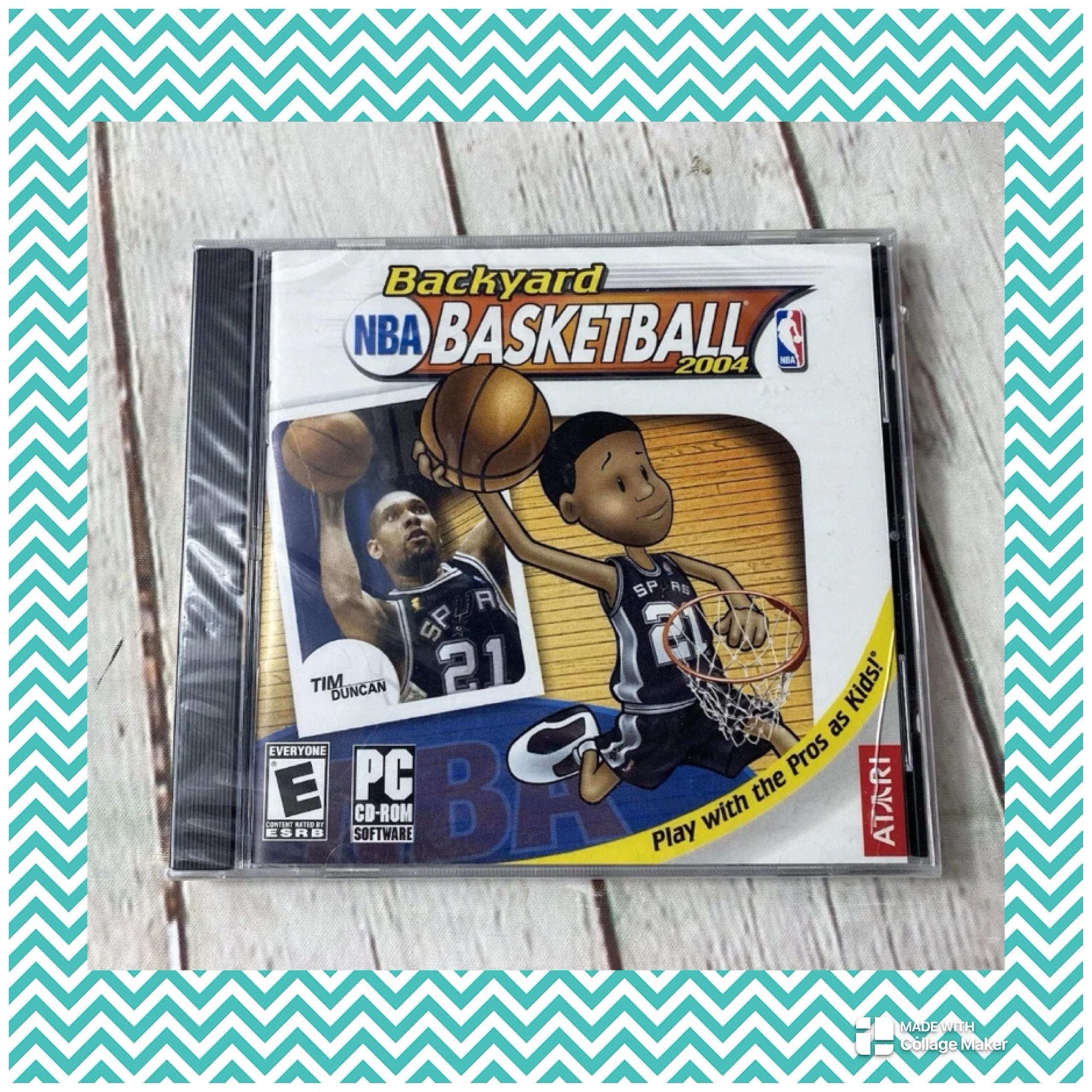 Backyard NBA Basketball 2004 PC CD-ROM VINTAGE Video Game by Atari SEALED