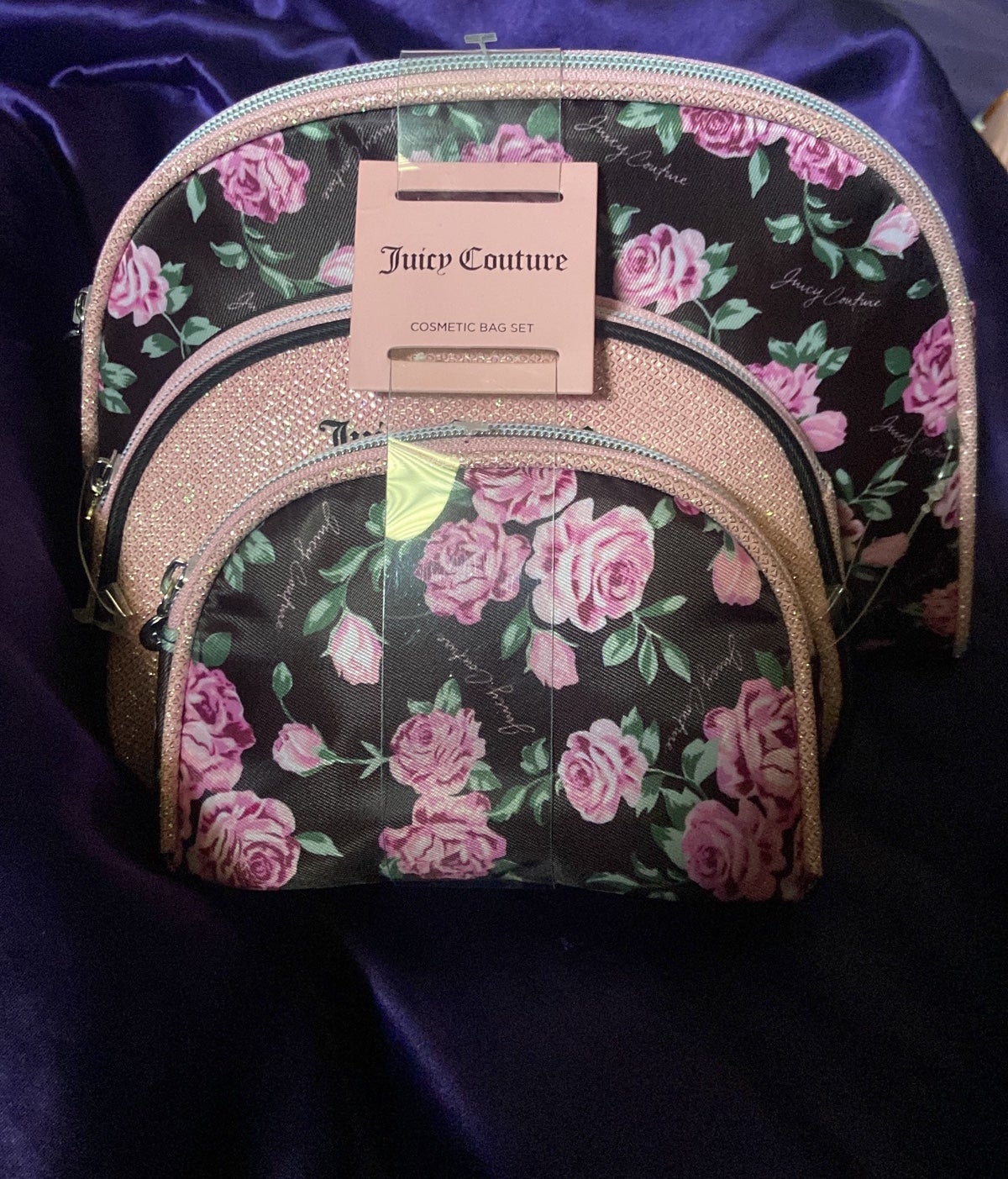 Juicy Couture Cosmetic Bag Set Juicy Couture Cosmetic Bag Set