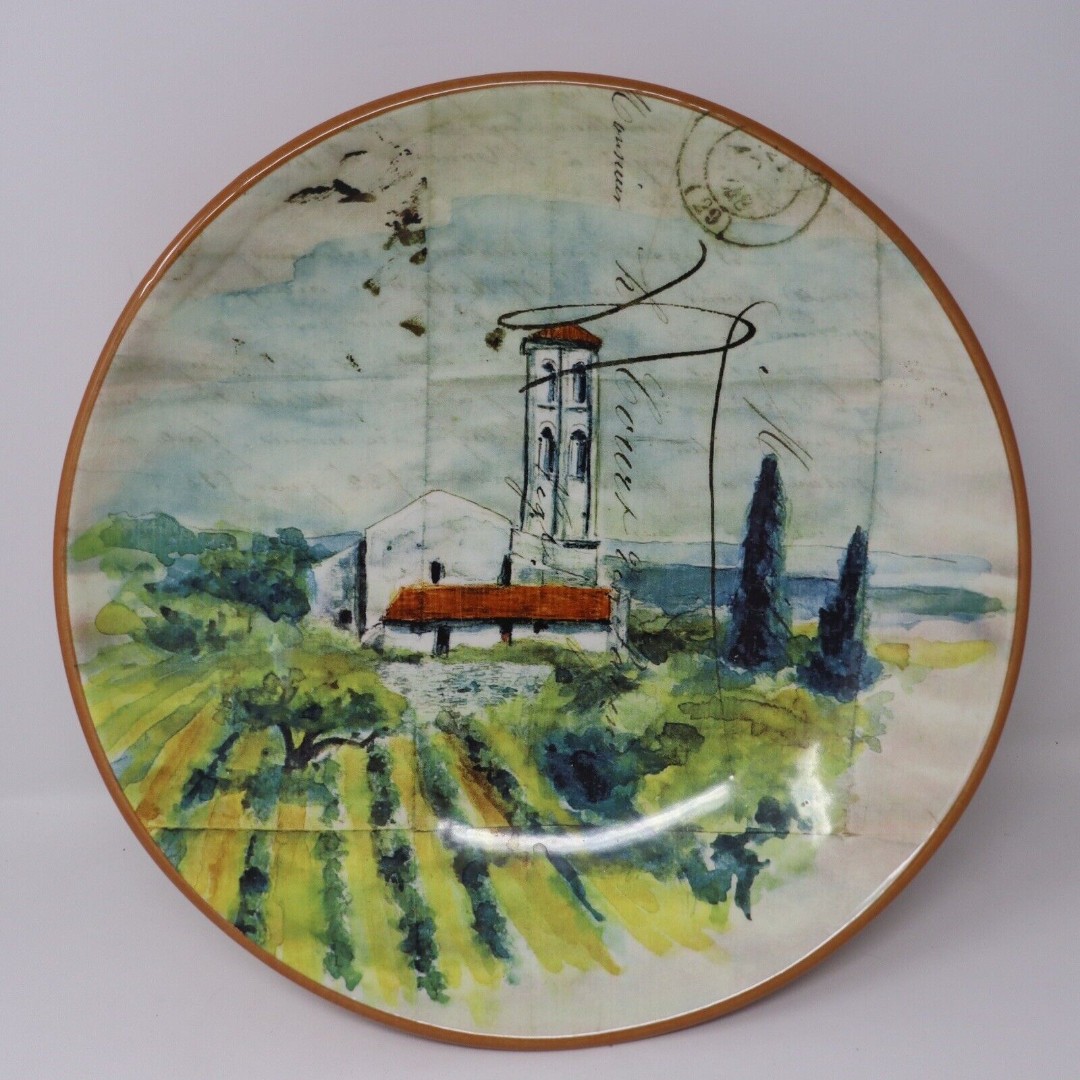 2008 William Sonoma Marc Lacaze 14 Serving Bowl Signed Made in Italy