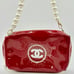Chanel Red Cosmetic Bag