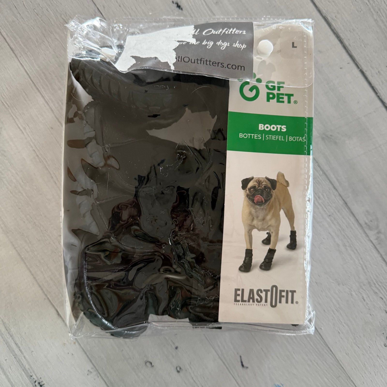 GF Pet Elasto-Fit Dog Boots Neoprene Winter Paw Protection Waterproof Dog Large