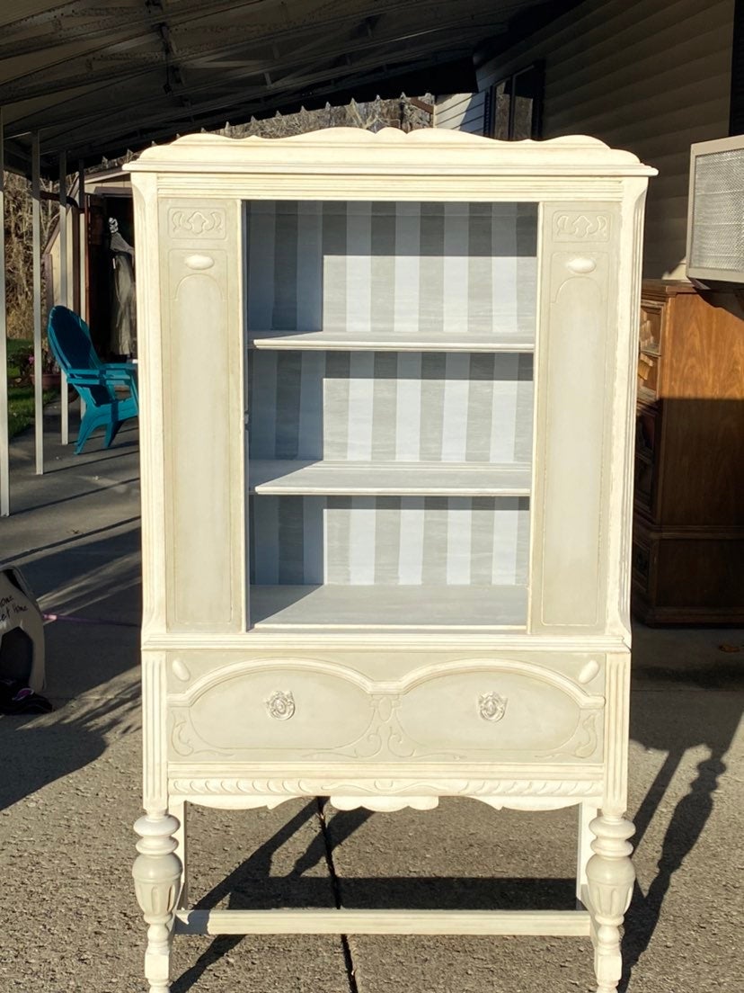 Whimsical shabby chic hutch