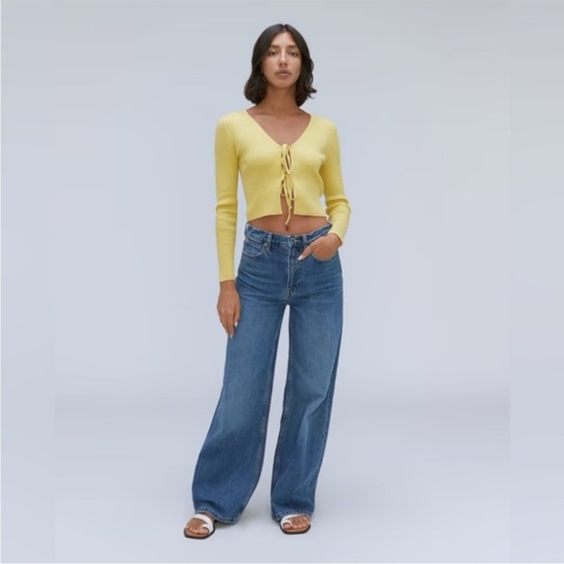 NEW Everlane wide-leg baggy jeans size 32