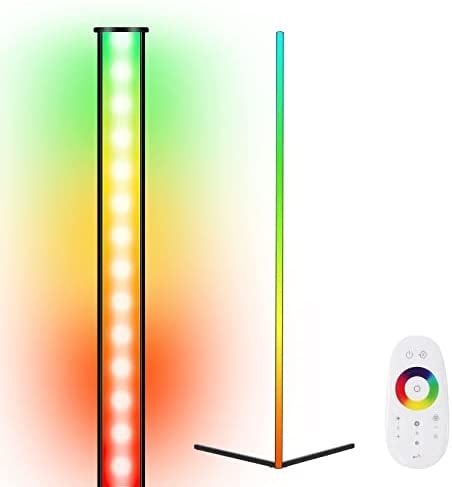LED floor Corner Lamp 16m colors remote