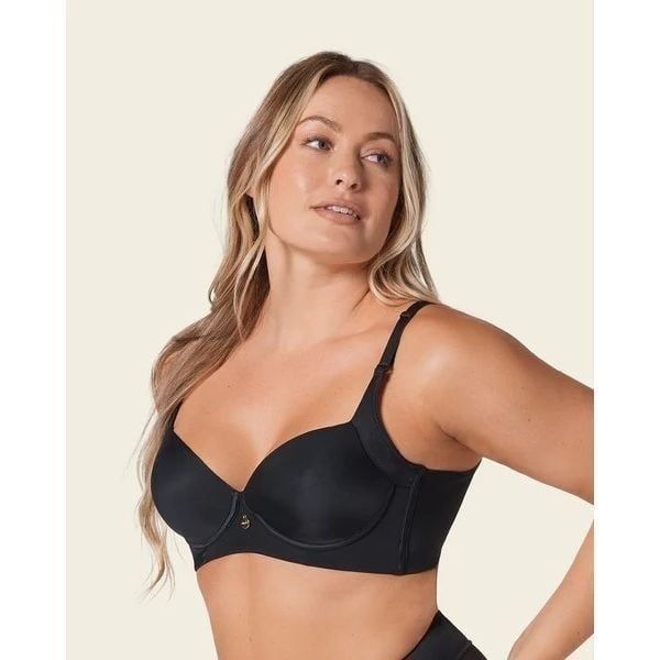 LEONISA High Profile NWT Back Smoothing Bra with Soft Full Coverage Cups 34B