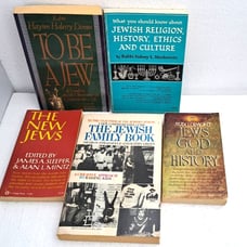 5 Books About The Jews Jewish Religion- New Jews, Jewish Family Book, To Be A Je