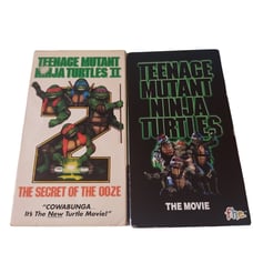 The original vintage rare and hard to find teenage mutant ninja turtles set of 2