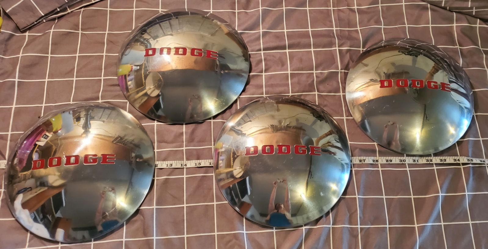 Vintage Dodge Wheel Caps