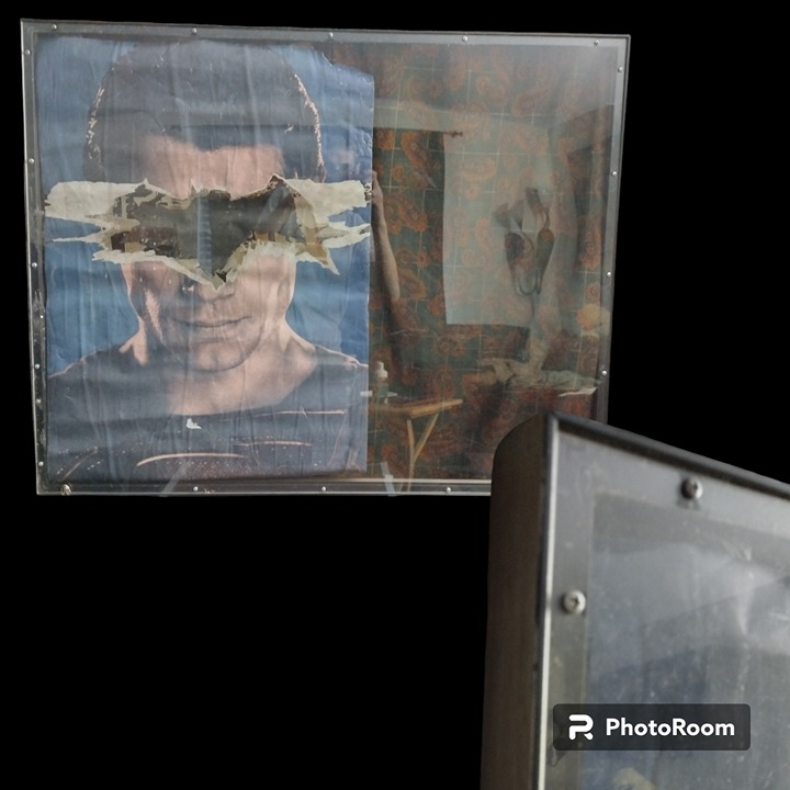 40.5 x 32.5 Display Frame Natural Wood with Acrylic Plexiglass - Art Display