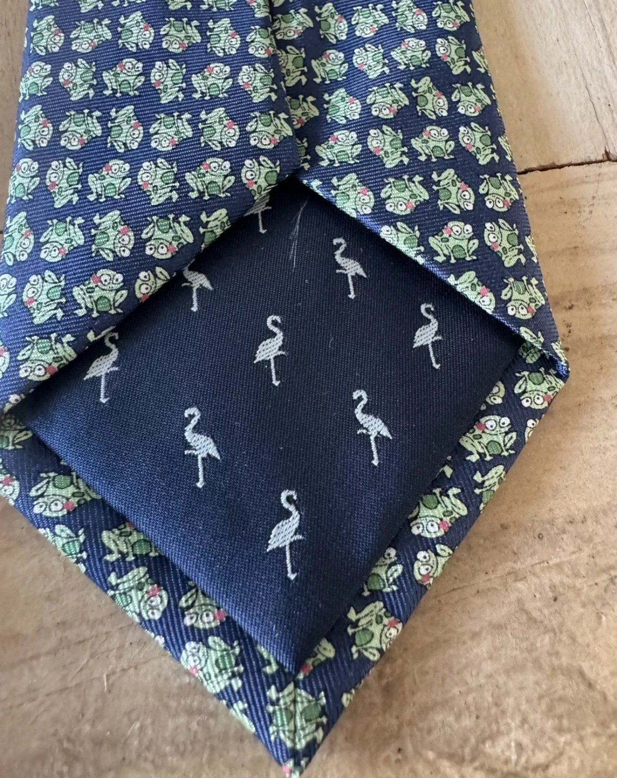 TAILOR BYRD Frog Prince 100% Silk Necktie NWT!