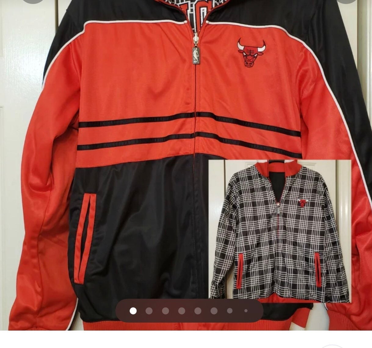 Unk vintage NBA Chicago Bulls reversible jacket XL